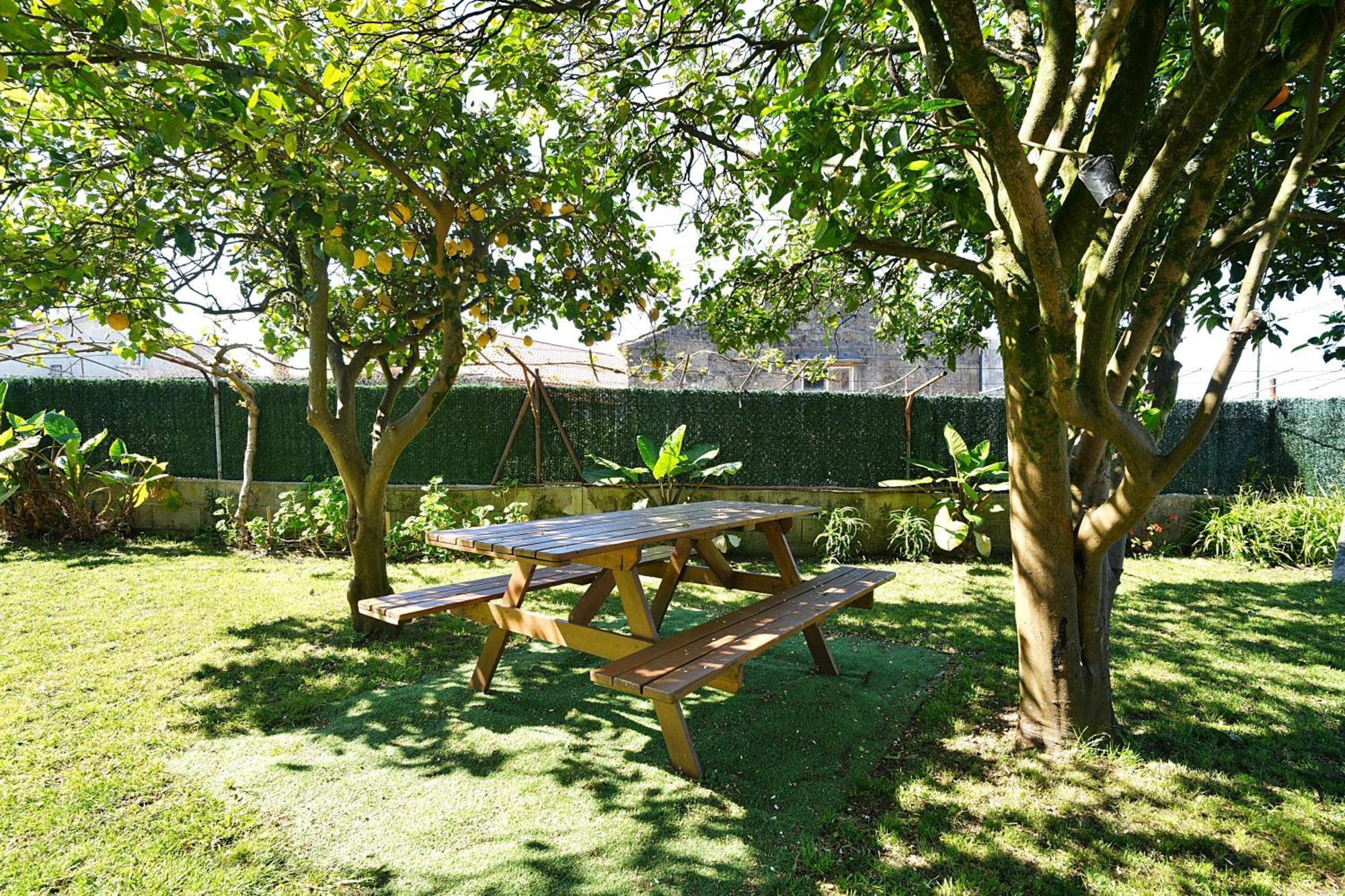 Casa Con Jardin En Vilanova De Arousa ポンテベドラ エクステリア 写真